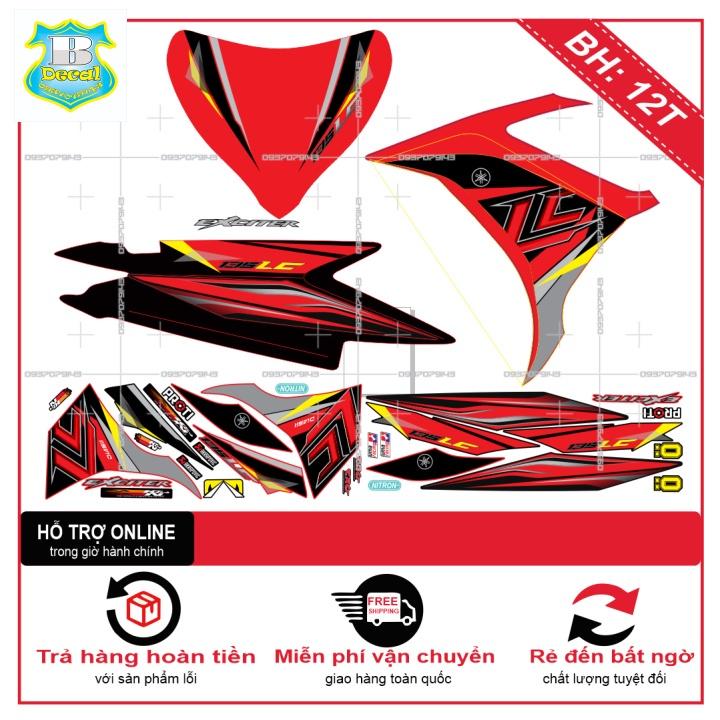 TEM RỜI EX 2011 LC ĐỎ ĐEN 3