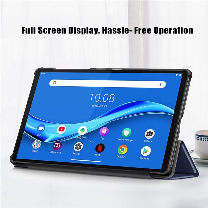 Bao da dành cho máy tính bảng lenovo tab m10 fhd plus 10.13 inch tb-x606f chất da cao cấp mịn