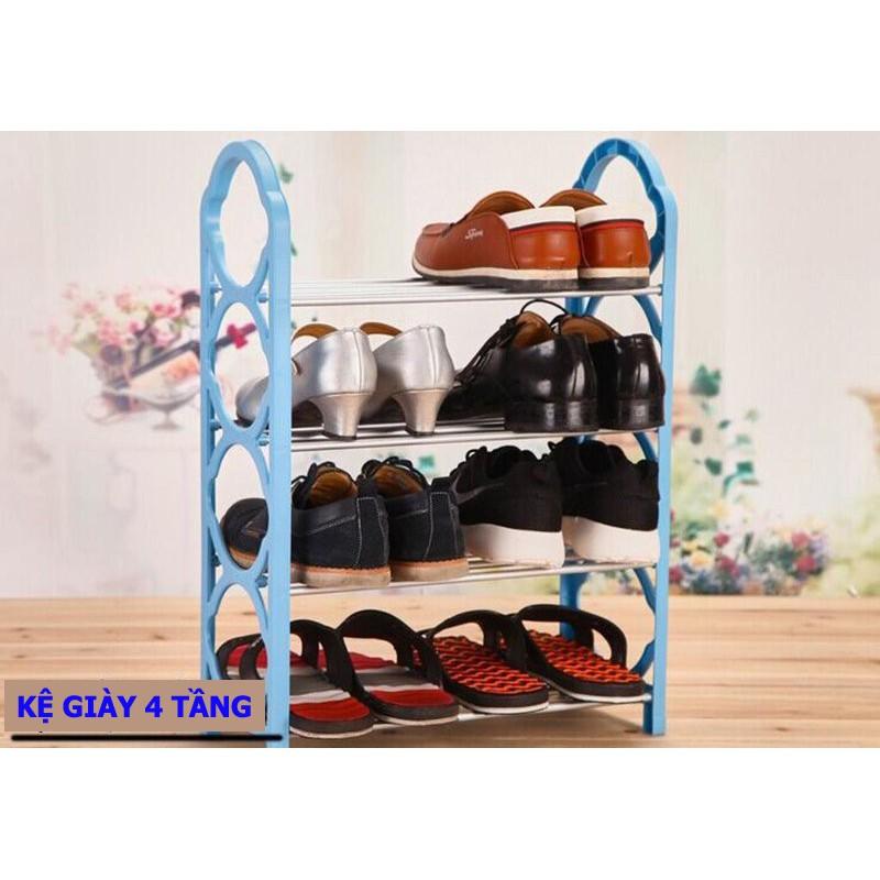 Kệ Để Giày,Dép 4 Tầng Chắc Chắn - Tiện Lợi, Gọn Nhẹ