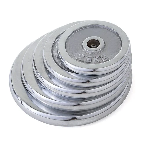 Tạ Đĩa Mạ Crom Cao Cấp Chrome Weight Plates, Đĩa Tạ Gắn Đòn Tập Tay - Phuy Tạ 27mm (1 Đĩa Tạ)
