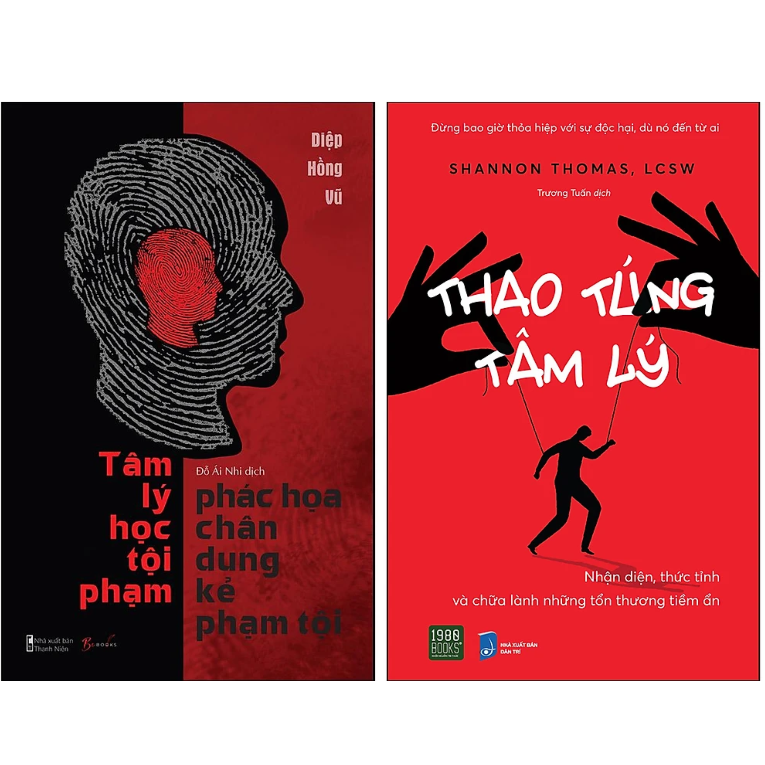 Combo 2Q: Thao Túng Tâm Lý + Tâm Lý Học - Phác Họa Chân Dung Kẻ Phạm Tội