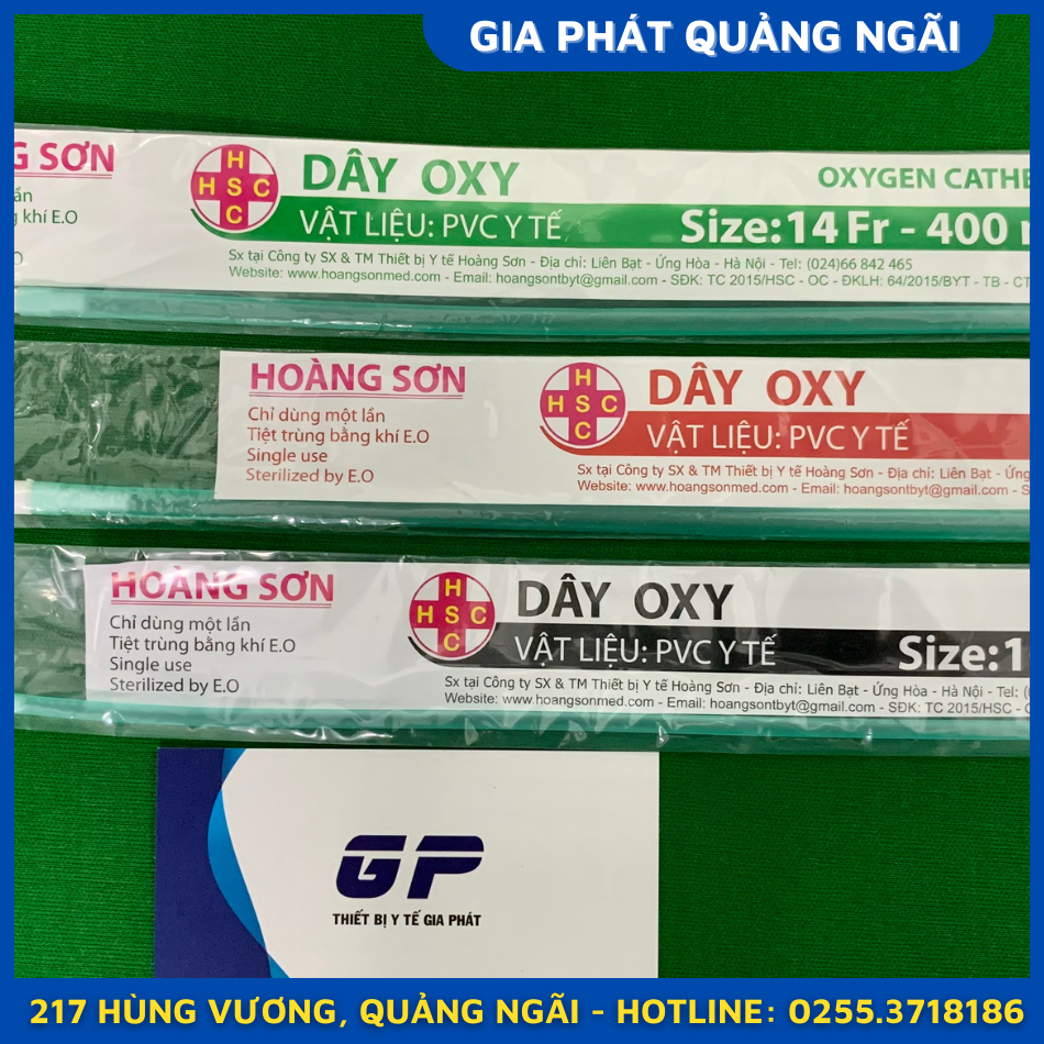 DÂY THỞ OXY 1 NHÁNH SỐ 10-16 HOÀNG SƠN VIỆT NAM