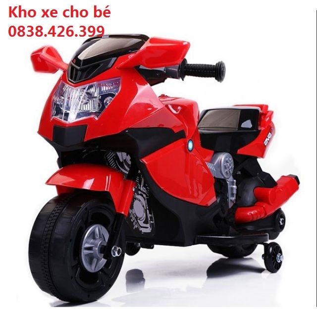 Xe Máy Điện Trẻ Em PT600 có đèn nhạc ghế ngồi rộng phù hợp bé 2-5t tuổi