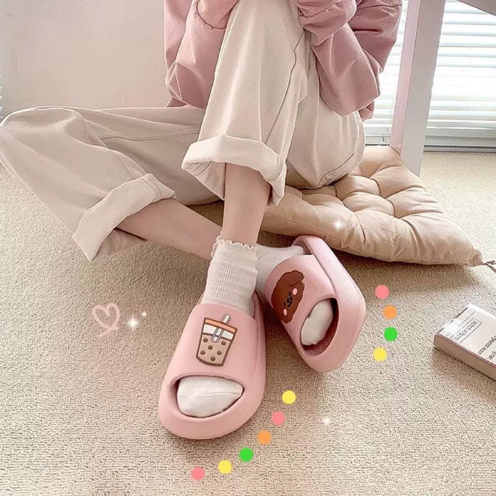 Dép Nữ Chibi Đế Răng cưa chống trượt xinh xắn