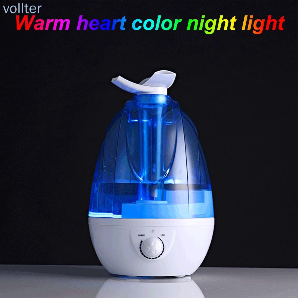 Mist Humidifier Ultra-quiet Cool Air Sprayer Atomizer LED Night Light for Home Office Bedroom