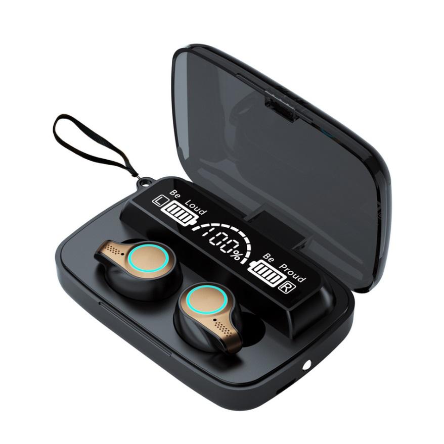 Bluetooth Earphones M18 TWS Wireless Headphones Waterproof Sports Touch Control Headset Charging case Stereo Earbuds
