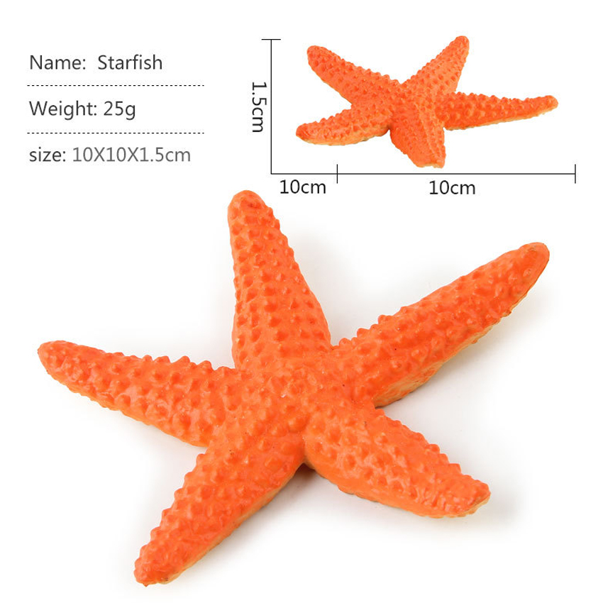 Đồ chơi 6 mô hình Cá Biển &amp; động vật Biển size lớn (14-18 cm) Animal Ocean World cho bé 3 tuổi