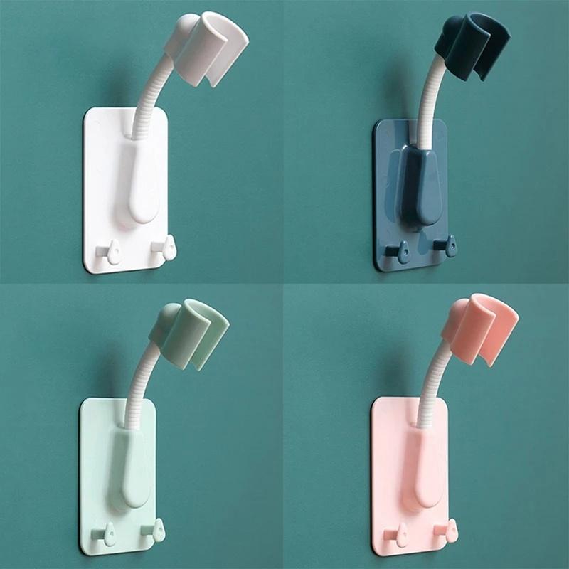 Giá Đỡ Vòi Hoa Sen 2 Móc Tự Dính Có Thể Điều Chỉnh Cho Phòng Tắm