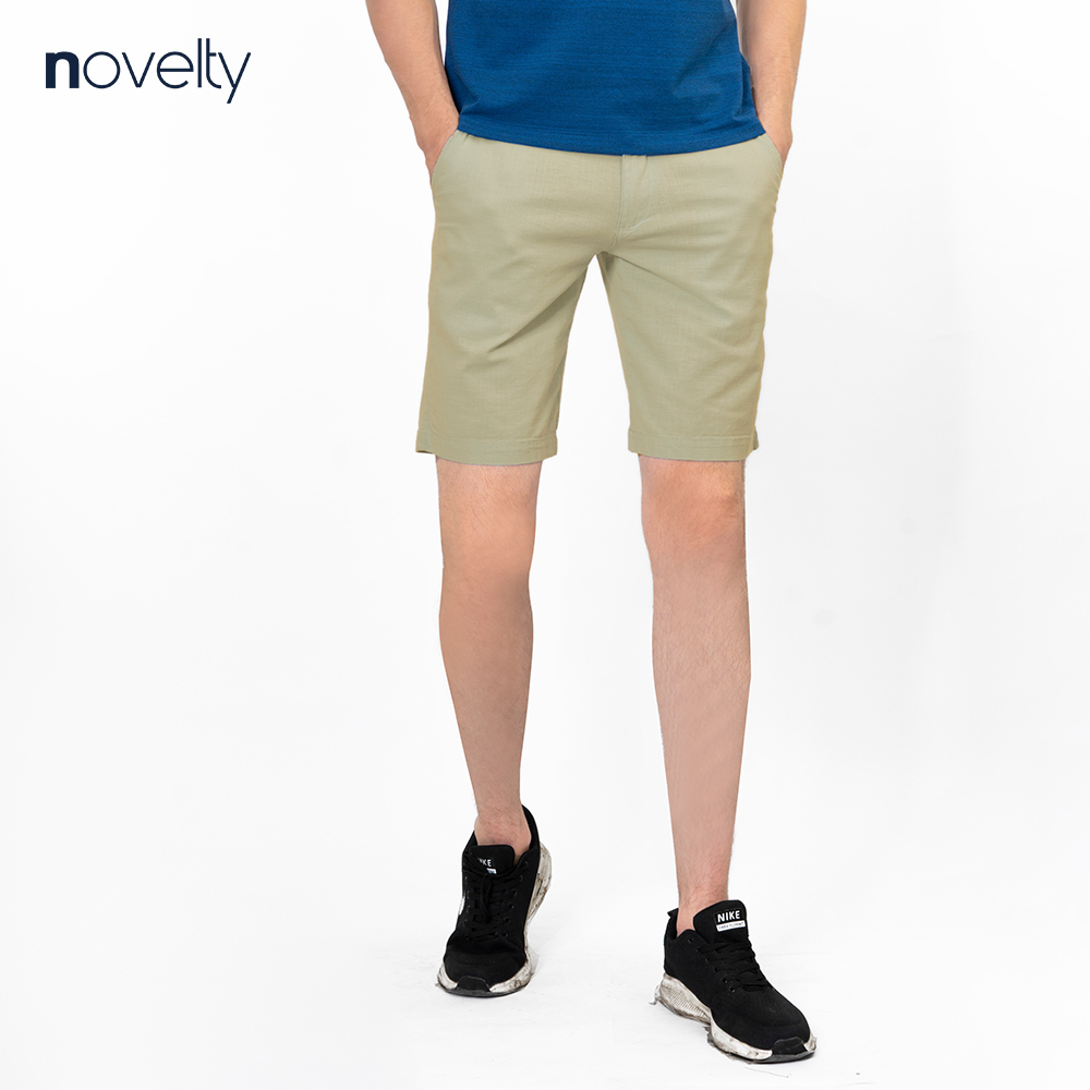 Quần short khaki nam 0Ply Novelty trơn màu NSKMMTMCSR2101230