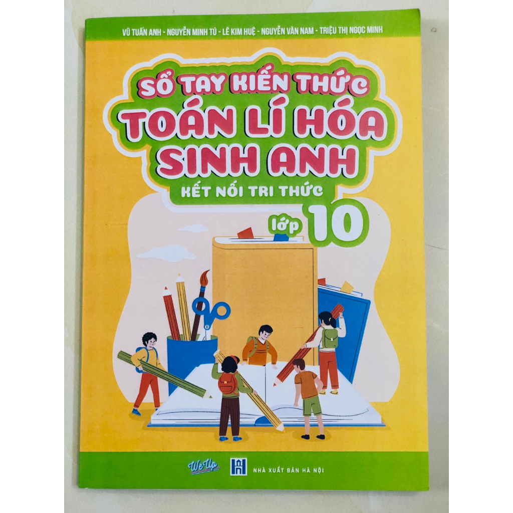 Sách - Sổ tay kiến thức toán lý hóa sinh anh lớp 10