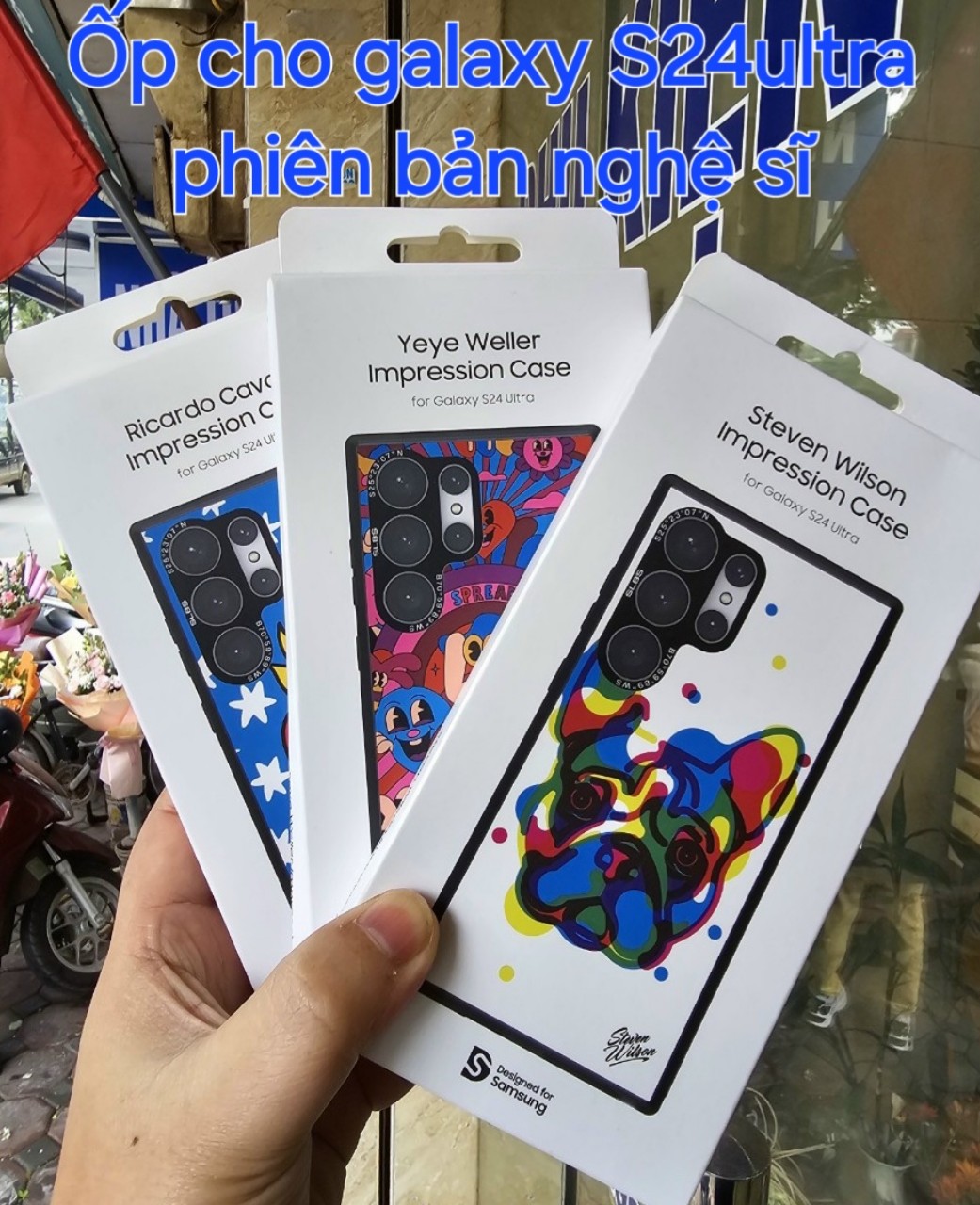 Ốp lưng cho galaxy S24ultra phiên bản nghệ sĩ- Hàng chính hãng