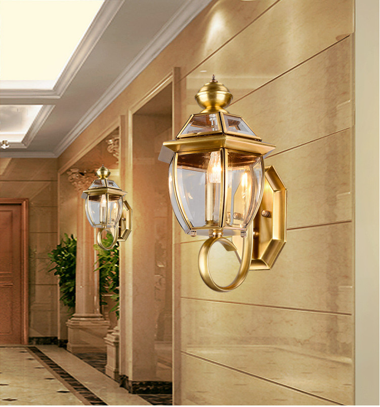 Đèn tường đồng ATENMID trang trí nội ngoại thất hiện đại