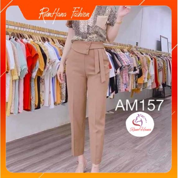 Quần Baggy vạt 3 cúc lệch hàng thiết kế_ mã 157