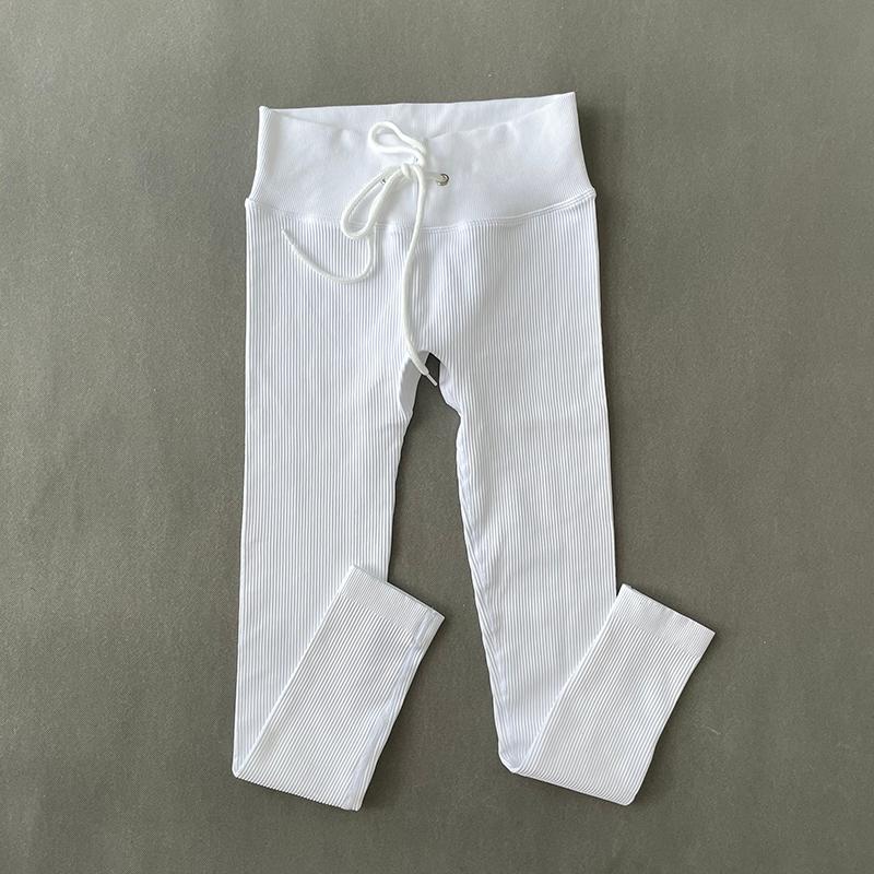 Quần Tập Yoga Gân Quần Legging Thể Dục Không Đường May Cao Cấp Quần Legging Dây Kéo Đẩy Lên Thể Thao Thun Tập Gym Quần Áo Quần