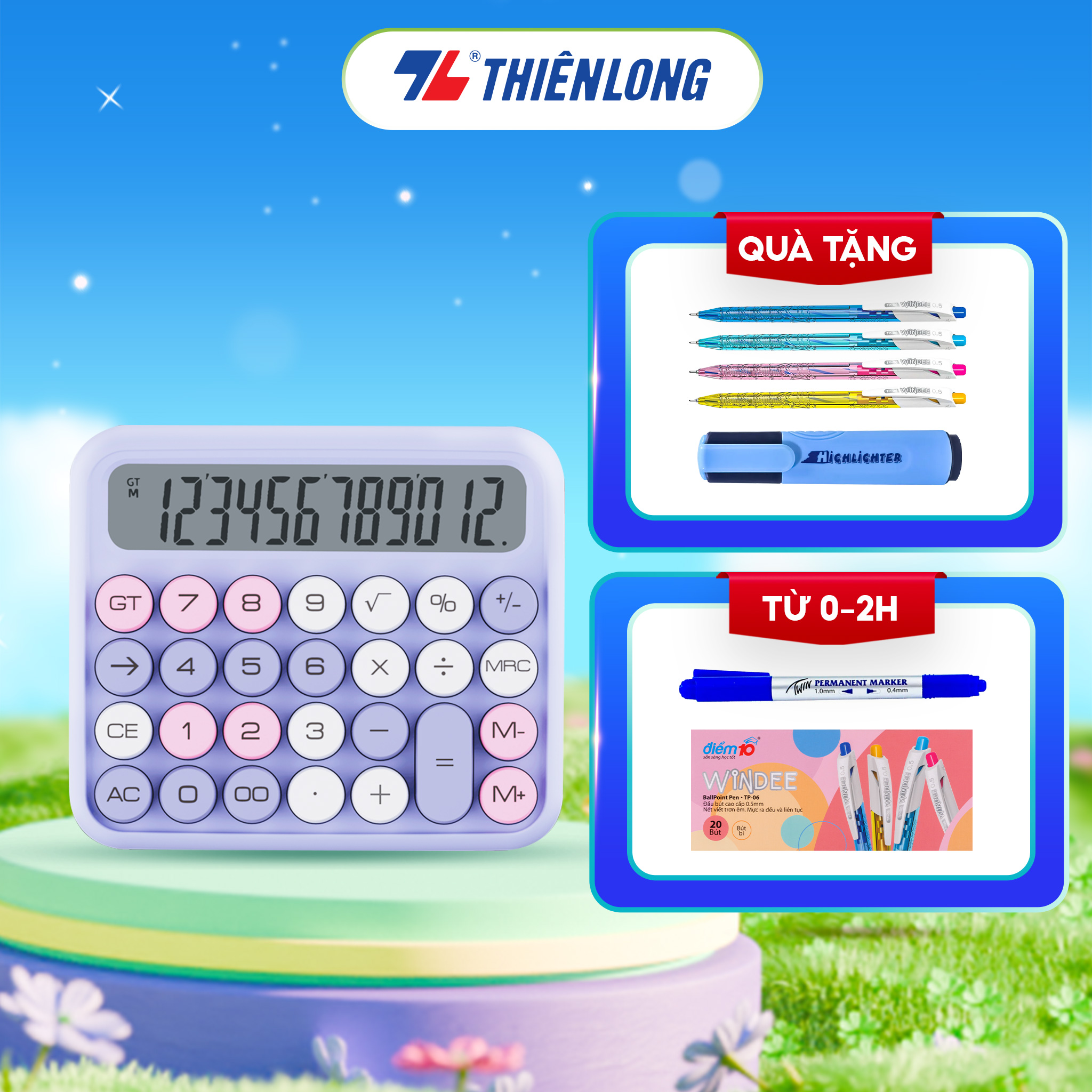 Máy tính văn phòng Thiên Long Flexio CAL-011