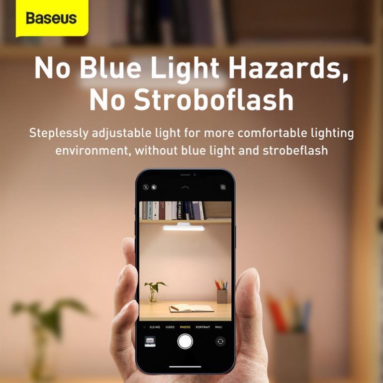 Đèn treo đế hít nam châm Baseus Magnetic Stepless Dimming Charging Desk Lamp Pro - Hàng chính hãng