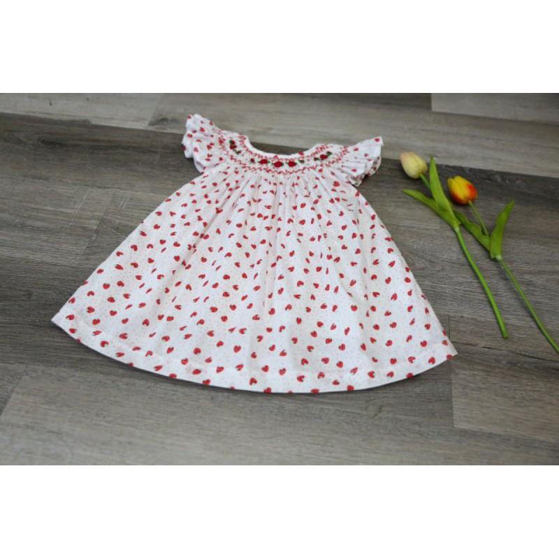 ĐẦM SMOCK HOA NHÍ