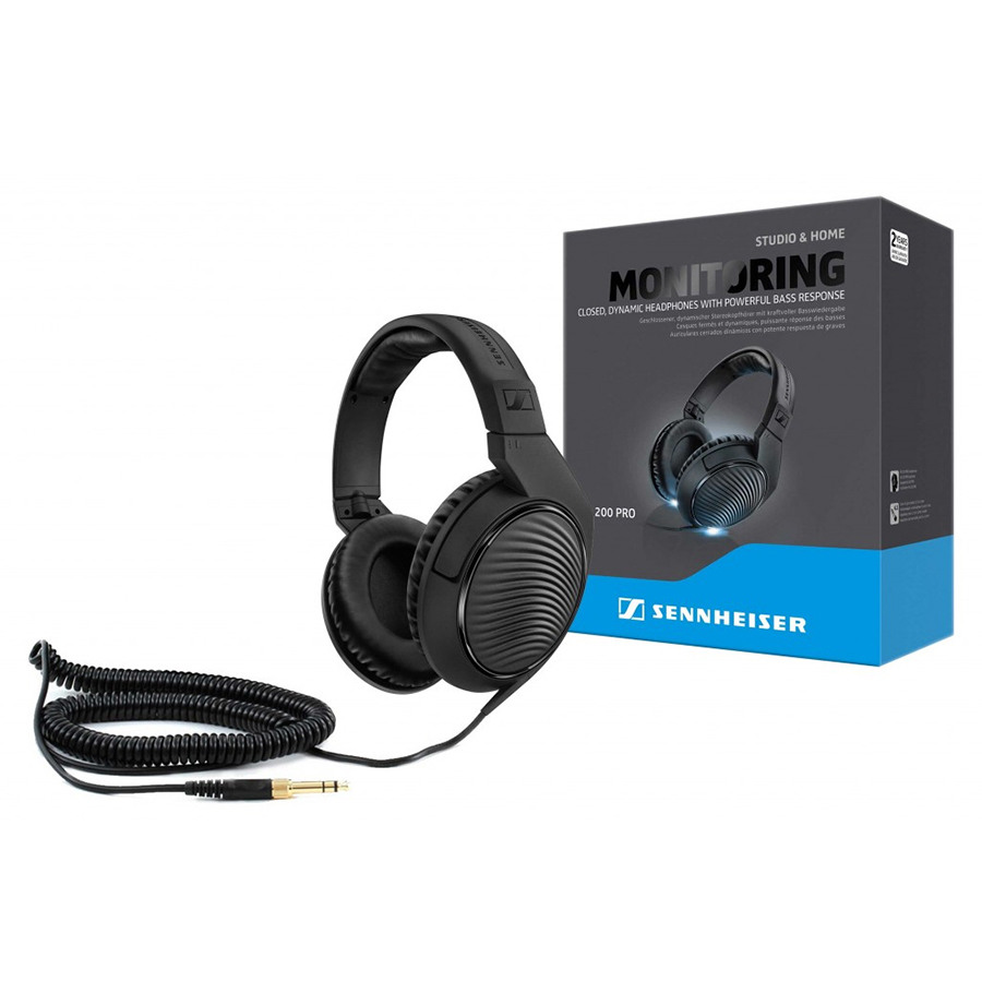 Tai Nghe Chụp Tai Sennheiser HD 200 Pro - Hàng Chính Hãng