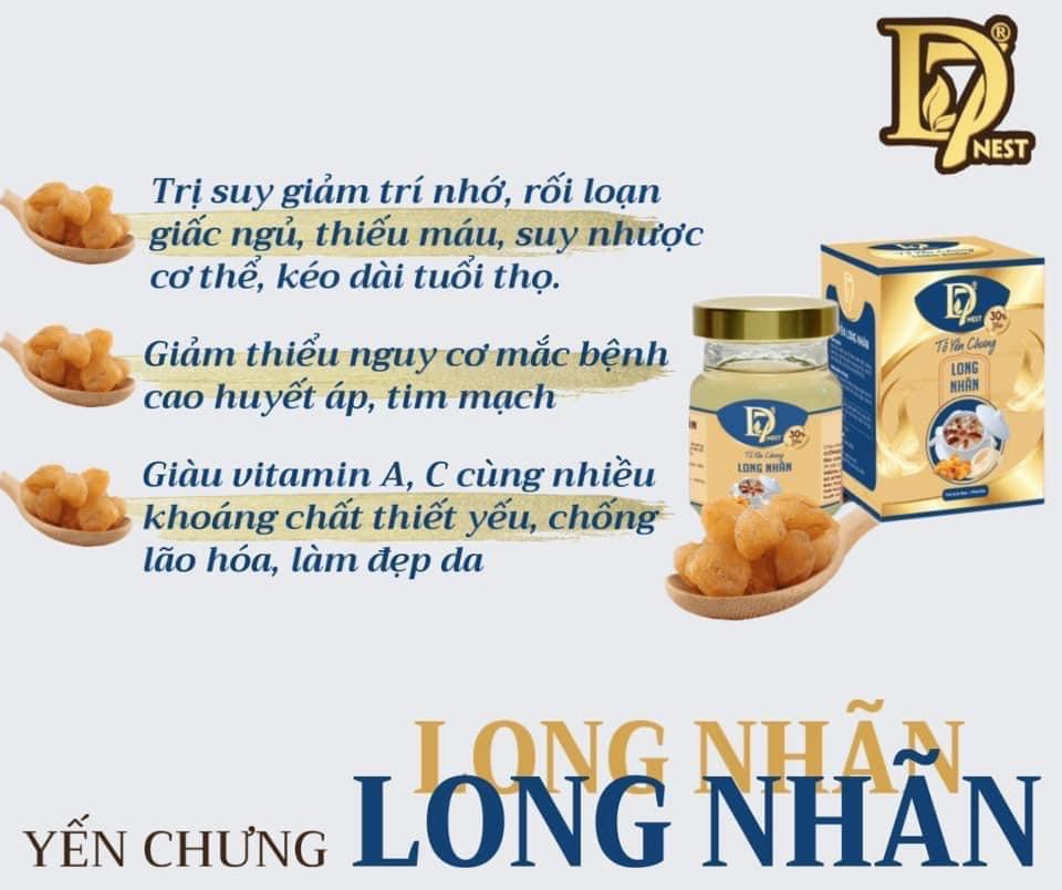 Lốc 6 hủ yến chưng LONG NHÃN bổ dưỡng ( 30% yến ) QUÀ BIẾU Ý NGHĨA - D7