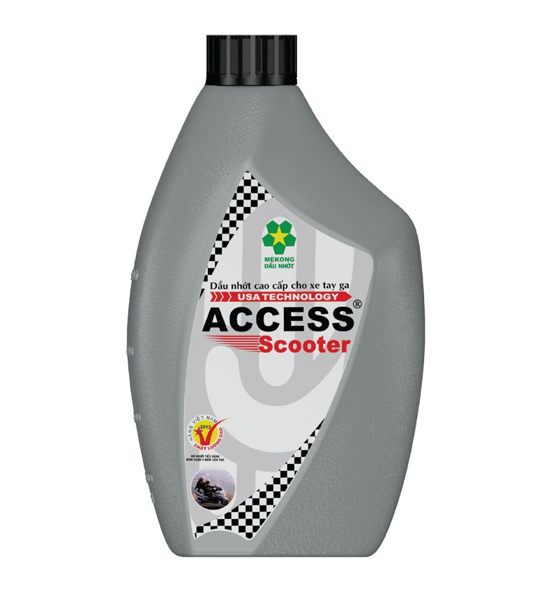 Combo nhớt xe tay ga cao cấp Mekong ACCESS Scooter 800ml tặng kèm nhớt hộp số ACCESS Gear Oil 120ml