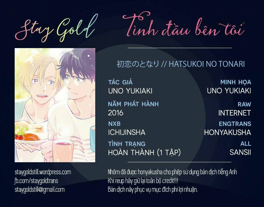 tình đầu bên tôi chapter 2 1