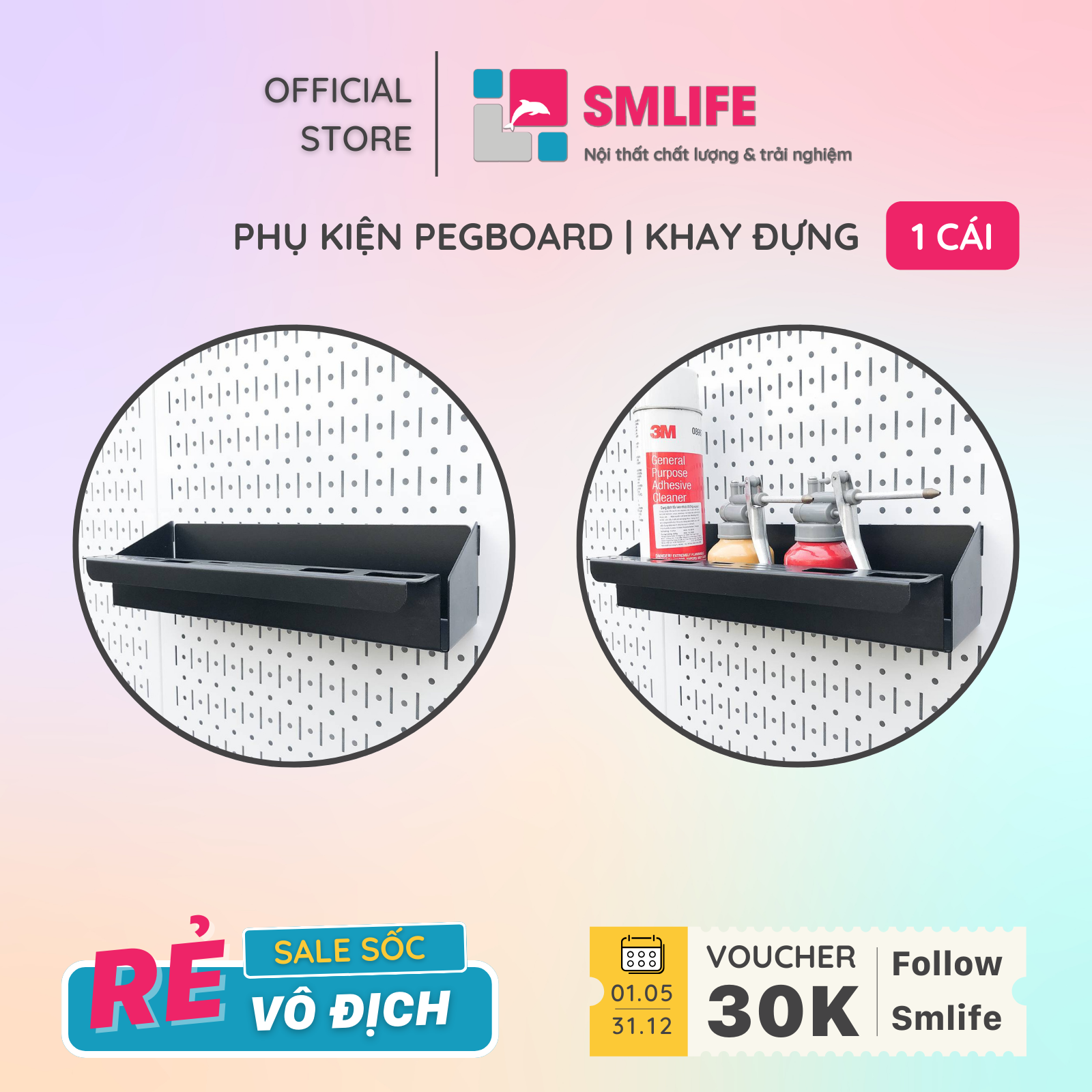 Khay Đựng Dụng Cụ Pegboard