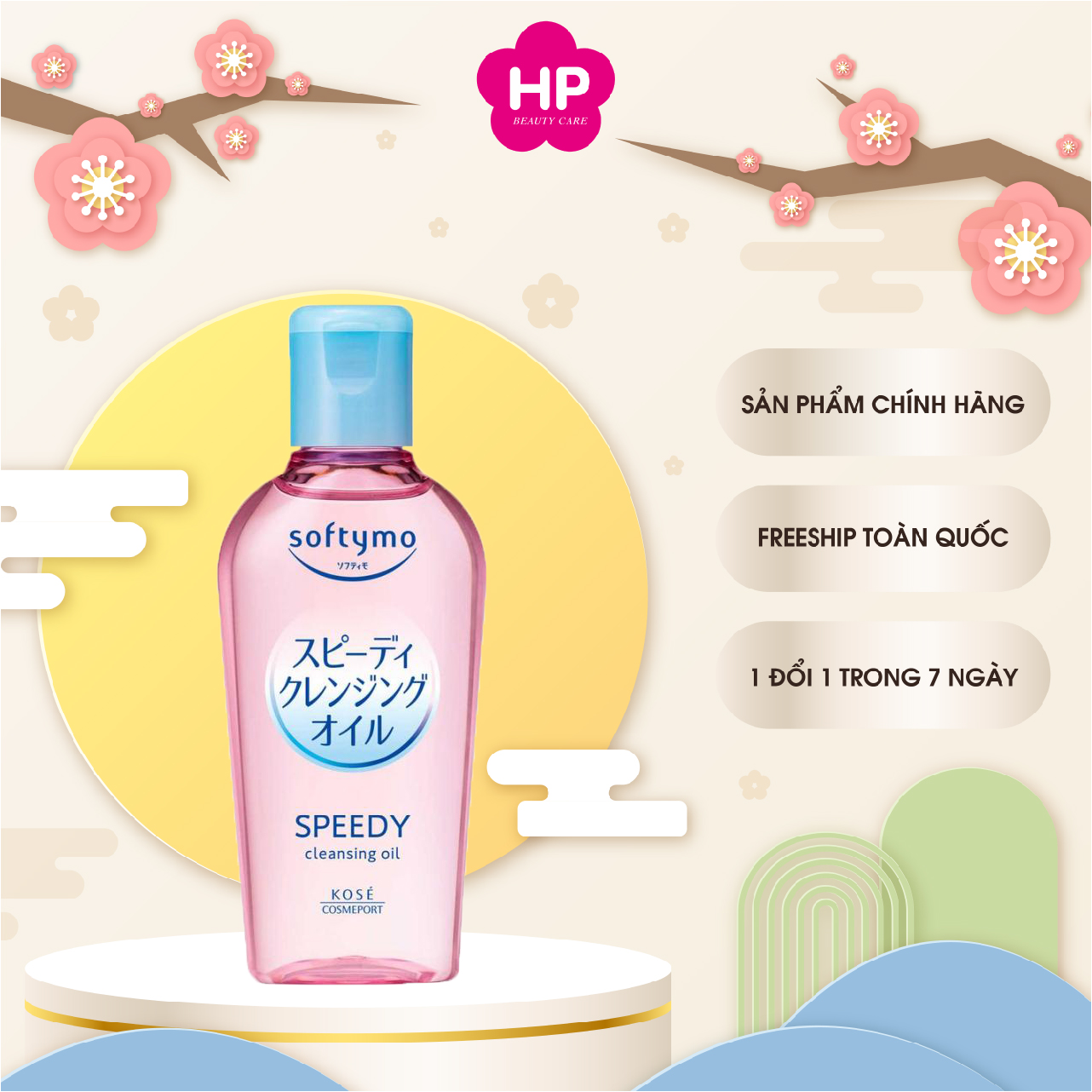 Dầu Tẩy Trang Làm Dịu Nhẹ Làn Da Kose Softymo Speedy Cleansing Oil (03 Phân Loại)