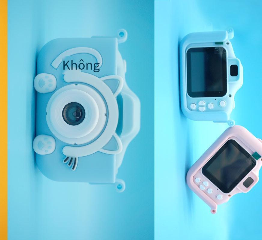 Giá Đặc Biệt Trẻ Em Hoạt Hình Máy Ảnh Kỹ Thuật Số Hình Ảnh Camera Đa Chức Năng Đồ Chơi Silicon Vui Nhộn Đồ Chơi Mô Phỏng