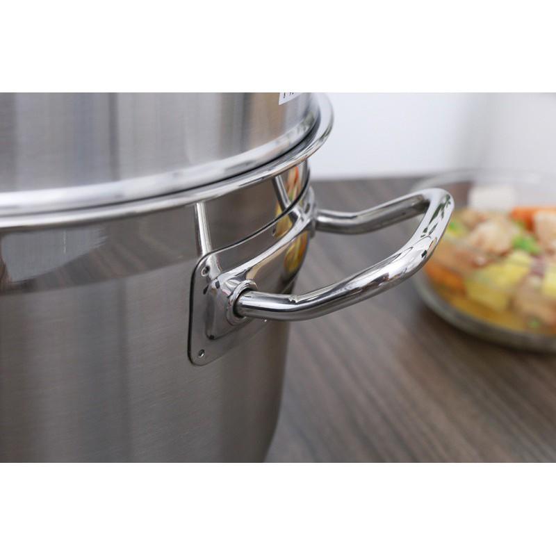 Bộ Nồi Xửng Hấp inox 3 Đáy Fivestar 32cm