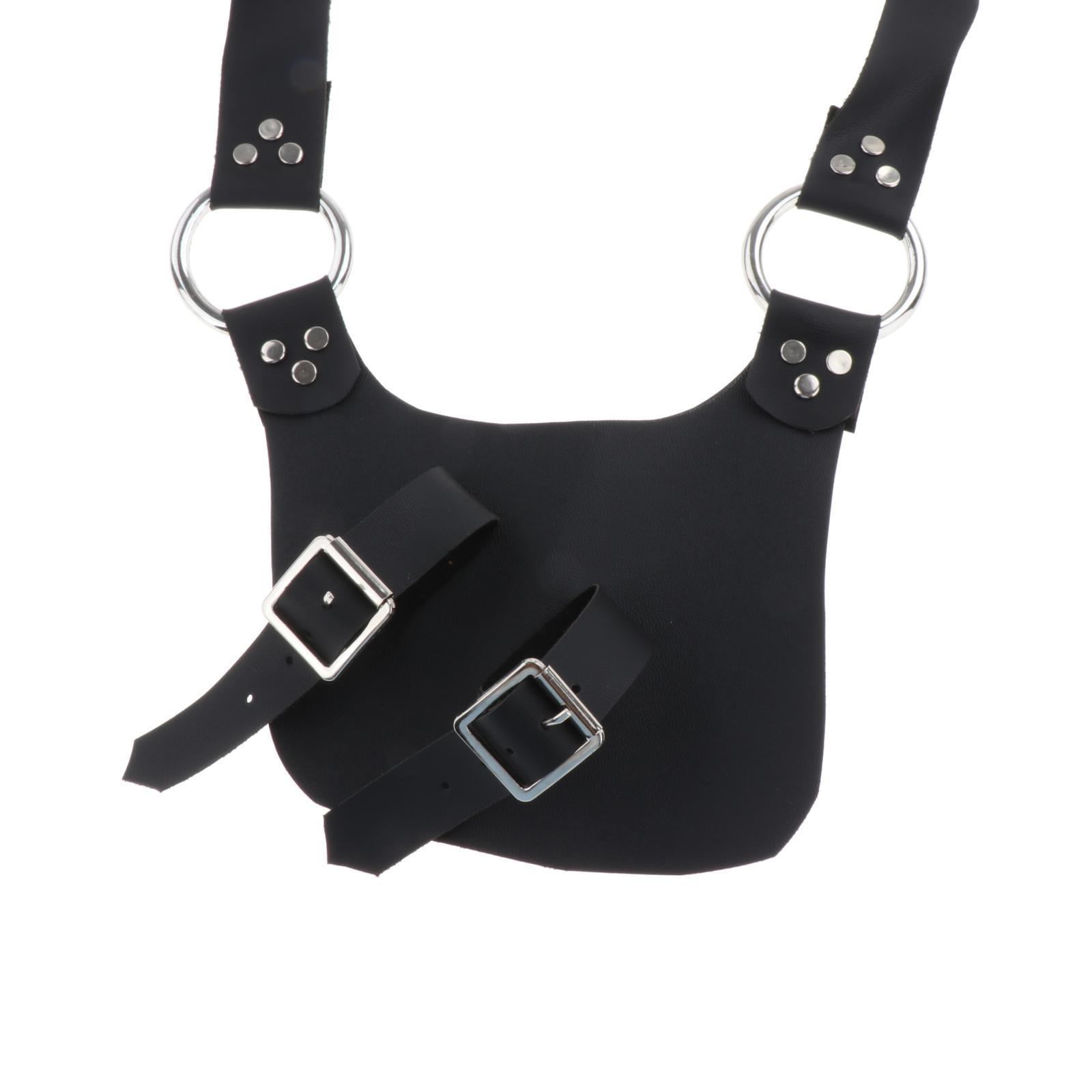 Medieval Shoulder Strap PU Leather Holder for Knight Costume