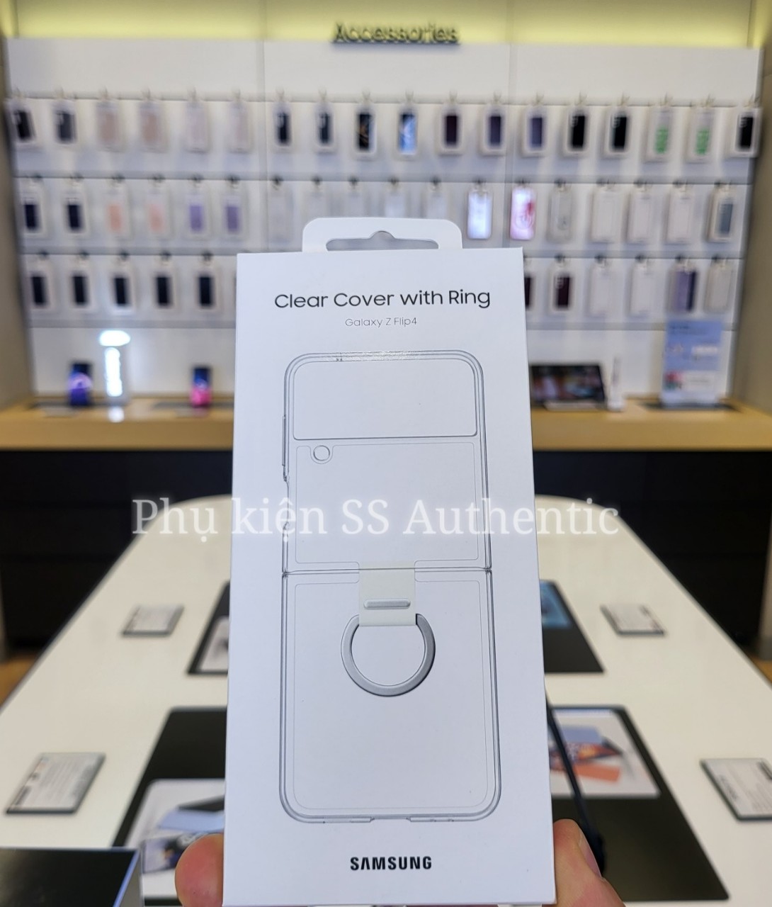 Ốp lưng Samsung TRONG SUỐT Z Flip 4 - Hàng chính hãng