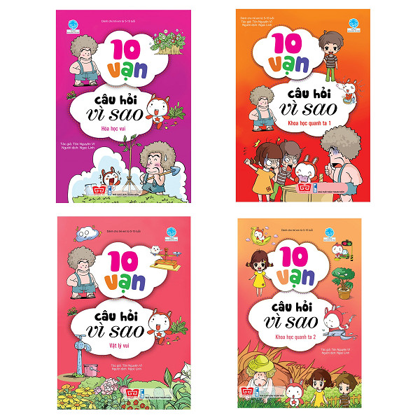 Combo 10 Vạn Câu Hỏi Vì Sao - Hóa Học Vui + Vật Lý Vui + Khoa Học Quanh Ta
