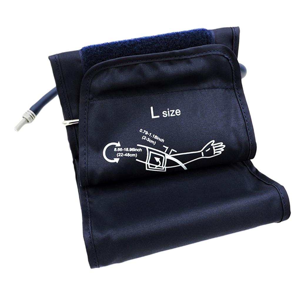 2 Pcs Large Arm Blood Pressure Cuff Monitor Replacements For Adult Blue