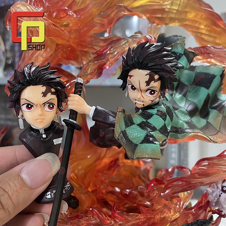 Mô hình Kamado Tanjirou Led - Figure Kamado Tanjiro Ghost Slayer