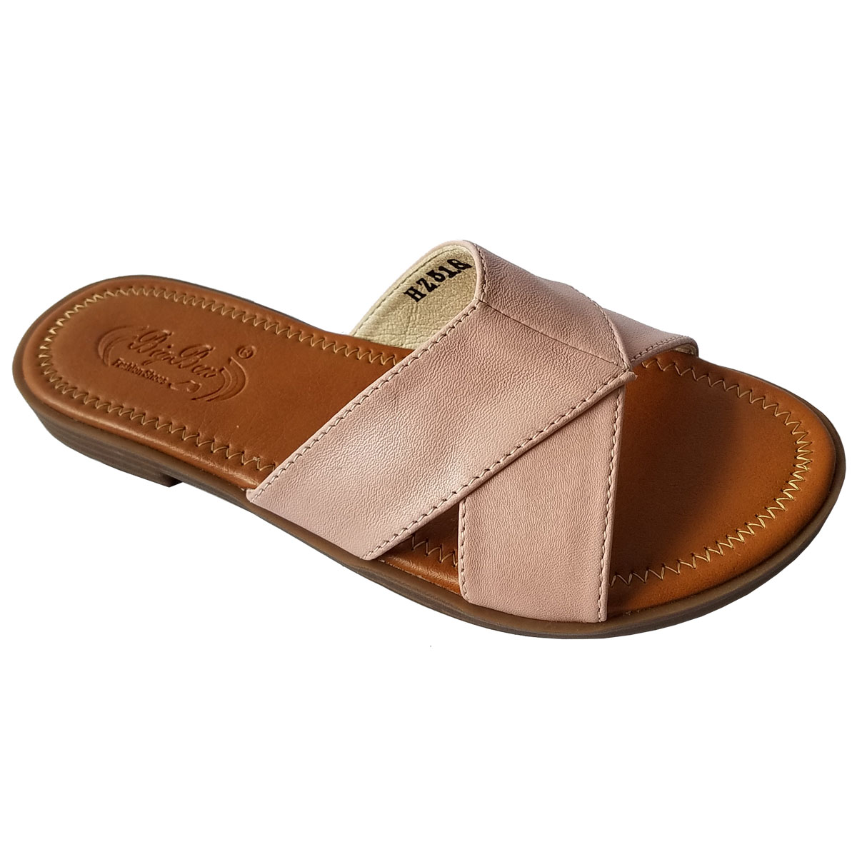 Dép nữ da bò thật BIGGBEN cao cấp DNQN44