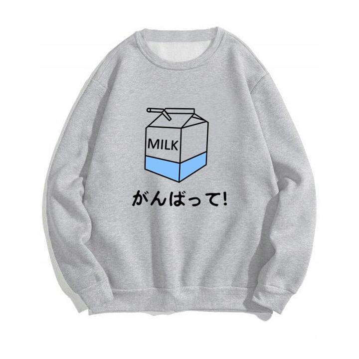 ÁO SWEATER IN MILK (NHIỀU MÀU