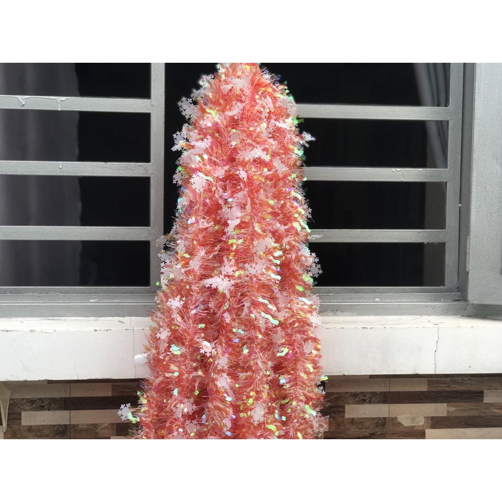 Dây kim tuyến trang trí NOEL, tết 2023 dái 1.5m mẫu mới đẹp hàng dày