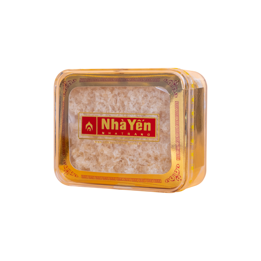 Đặc Sản Khánh Hòa - Tổ Yến Trắng Tinh Chế Vụn - Nhà Yến Nha Trang - Hộp 50 Gram - Yến Vụn Tinh Chế - Tổ Yến Sào Tinh Chế - Hàng Chính Hãng