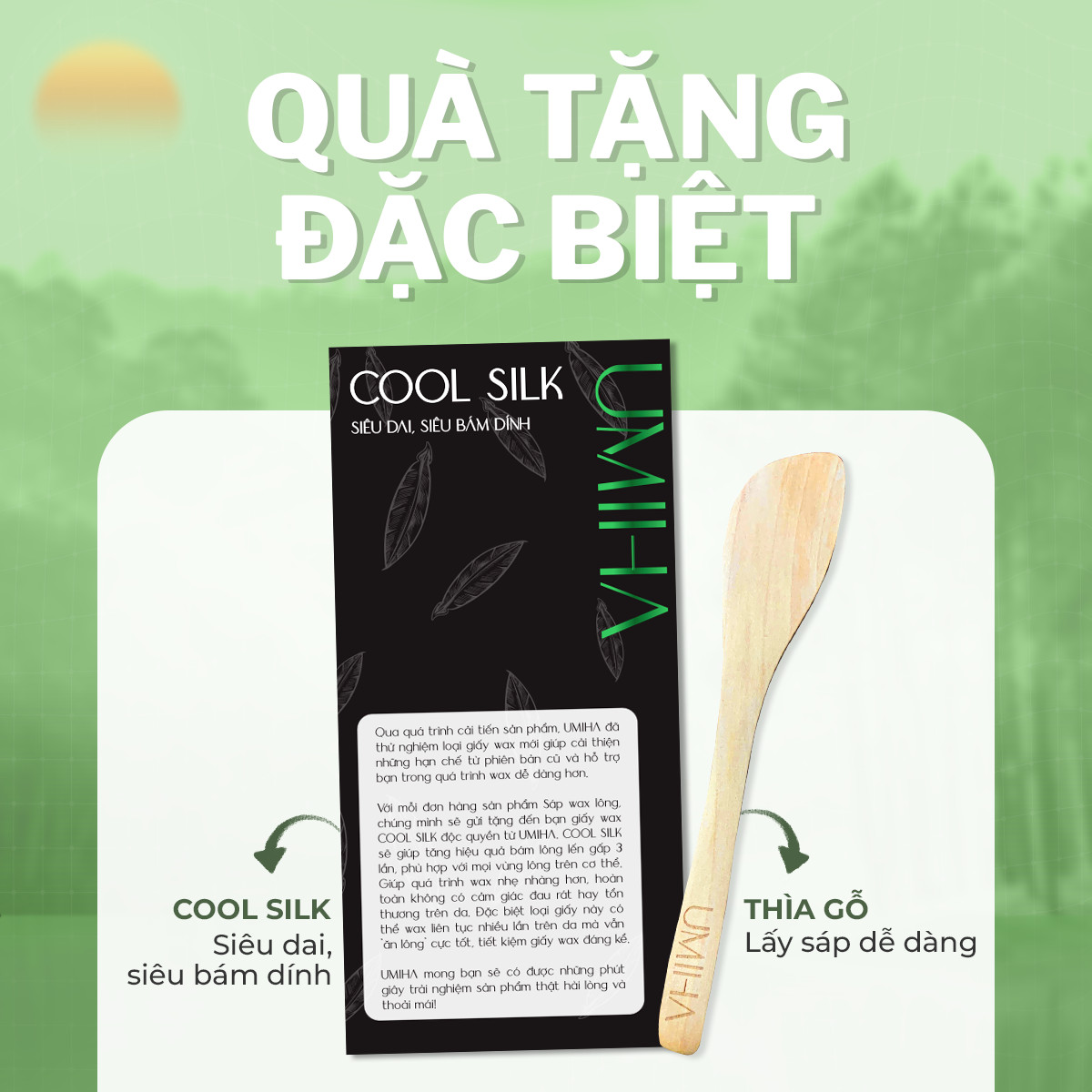 Sáp wax lông lạnh UMIHA 105ML dùng cho wax lông Nách, Chân, Tay, Body an toàn hiệu quả