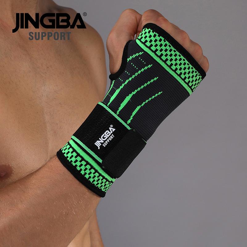 1 PC nén tay tay hỗ trợ nẹp tay bảo vệ cho huấn luyện viên thể dục 7205a Color: Green Size: XL