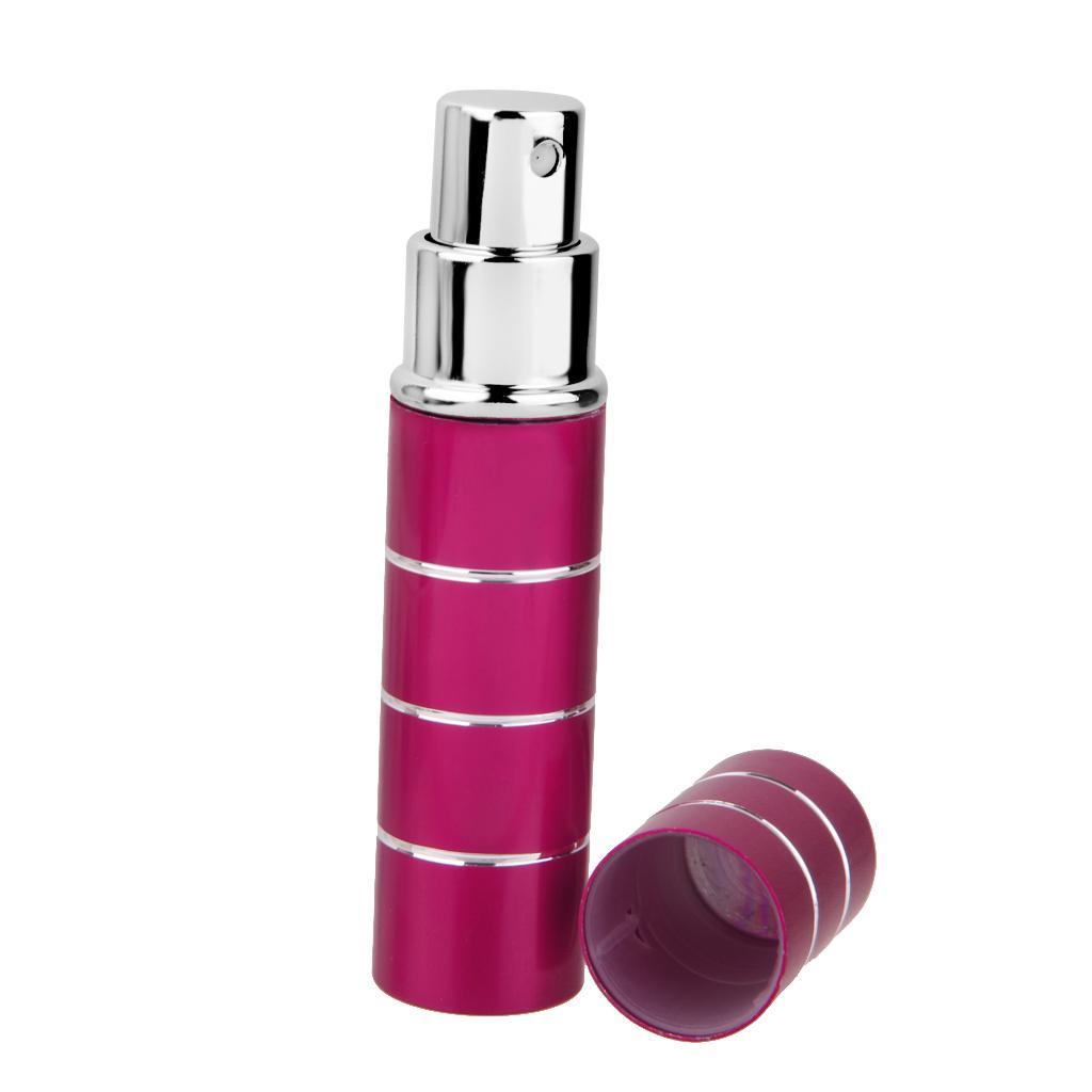 Pack of 2 10ml Reusable Travel Spray er Empty Mist Spray Perfume Bottle Vials for Storaging the Makeup Liquids