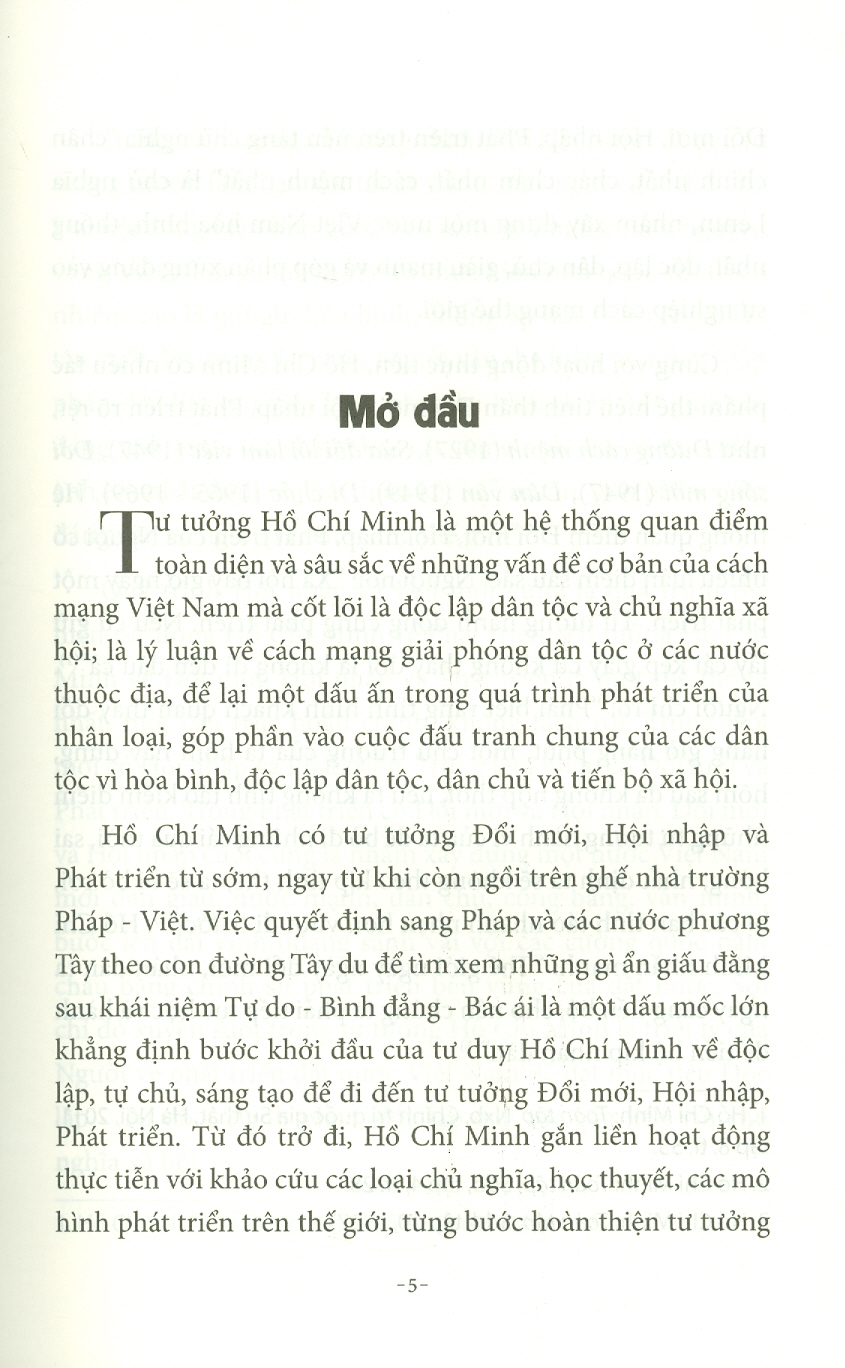 Hồ Chí Minh: Đổi mới - Hội nhập - Phát triển