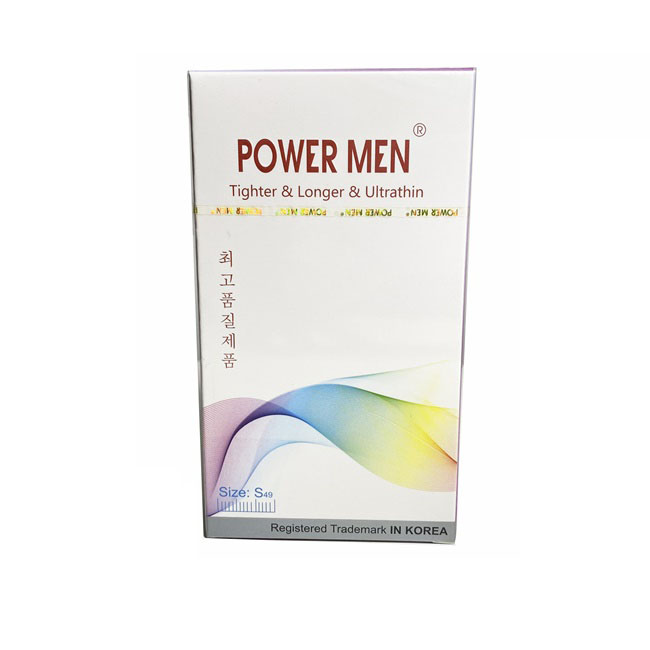Bao cao su Power Men Size 49mm Kéo Dài Thời Gian Quan Hệ Tighter Longer Ultrathin (H12) - Gian Hàng Chính Hãng - Che Tên Sản Phẩm