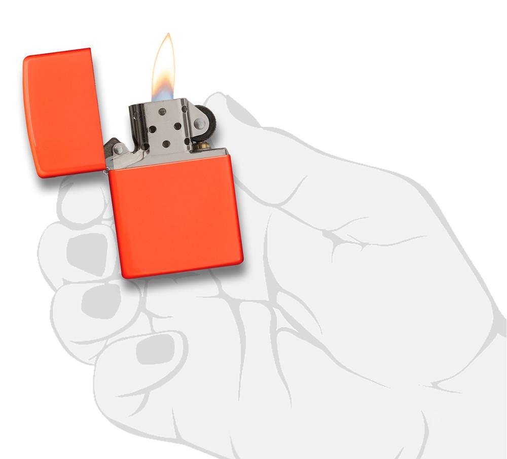Bật Lửa Zippo Neon Orange Matte 28888
