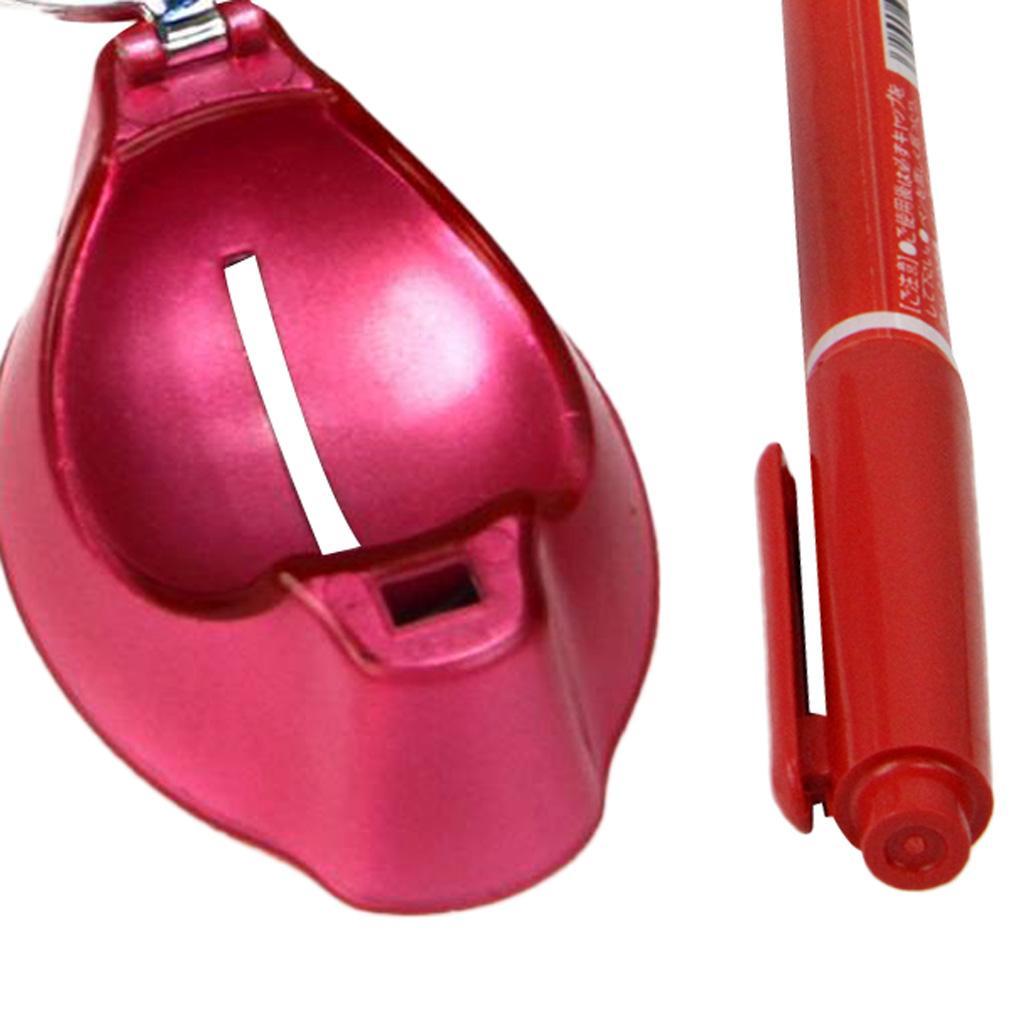 Golf Ball Liner Marker Putting Drawing Alignment Tool with Pen Pink