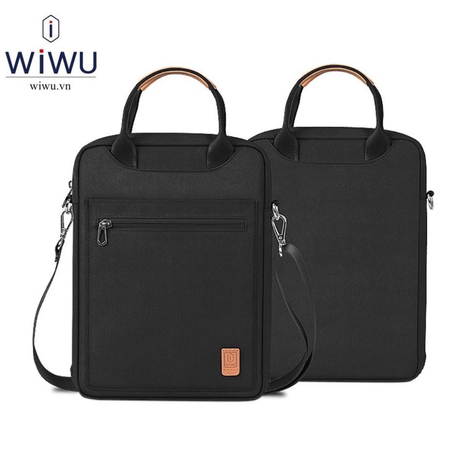 Túi sách dọc Wiwu Pioeer Cho Máy tính bảng Pro 12.9/11in  M1, Laptop, Macbook,  Surface Pro chống sốc tặng quai đeo chéo - 12.9inch