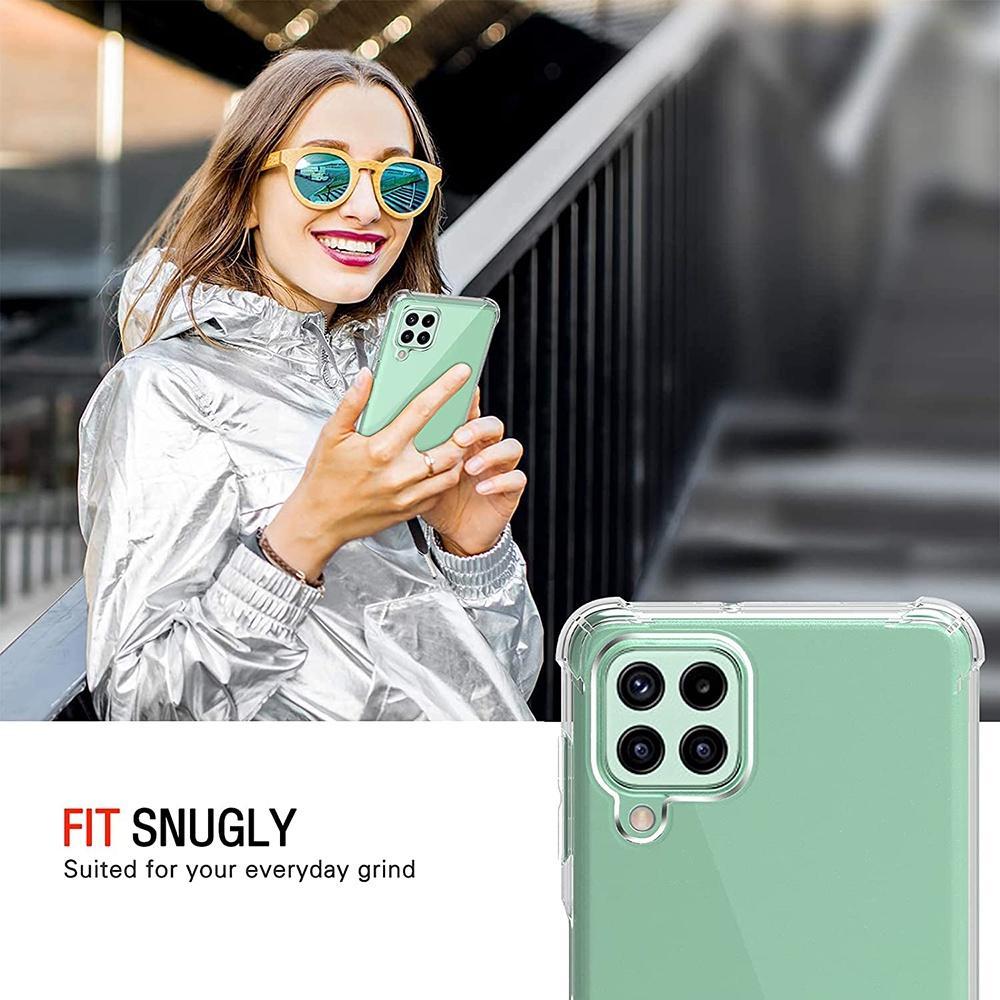 Ốp lưng cho Samsung J4 J6 J7 Plus J7 Prime J7 Pro M11 M20 M21 M30S M32 Silicone Trong suốt Chống sốc