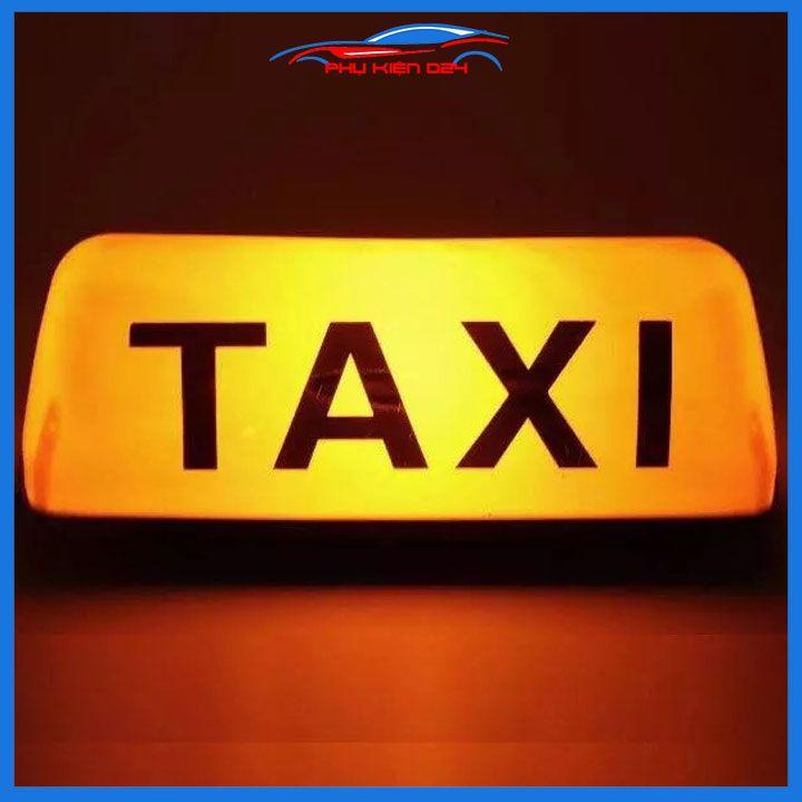 Mào taxi có đế nam châm có đèn kích thước 29cmx10cmx13cm