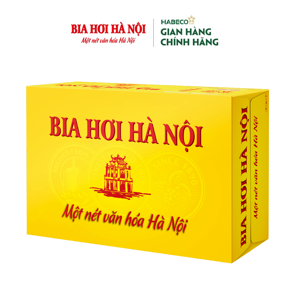 Bia Hơi Hà Nội - Thùng 24 lon 500ml