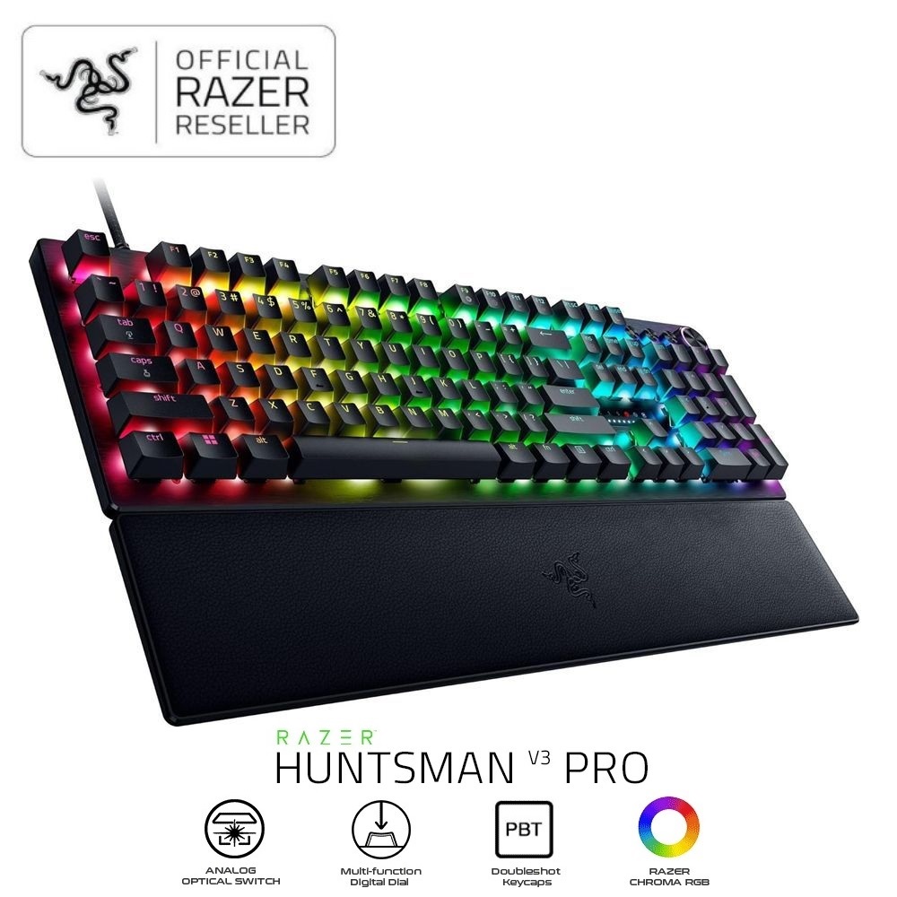 Bàn phím cơ Razer Huntsman V3 Pro Analog Optical - Hàng chính hãng